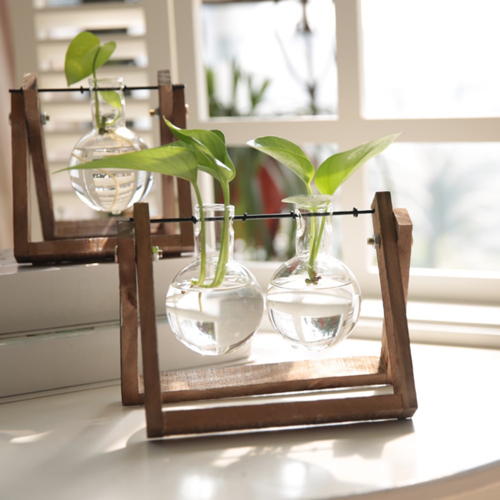 Creative Swing Wooden Holder G - Propagation Station Vase 评论和价格
