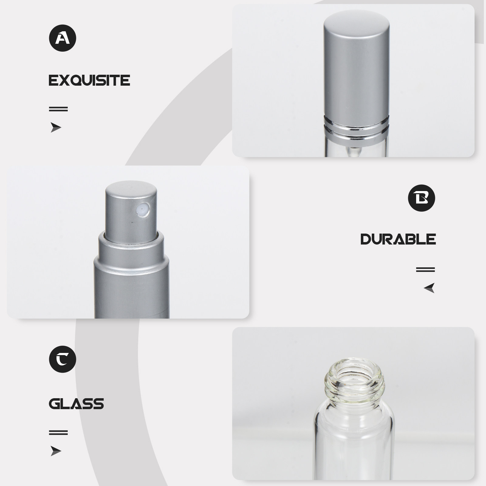 6Pcs Premium Portable Perfume  - Misting Bottle Fine 评论和价格