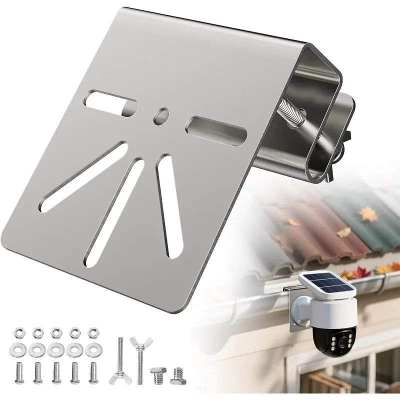 No Drill Stainless Steel Gutte - Eufy Camera S340 评论和价格