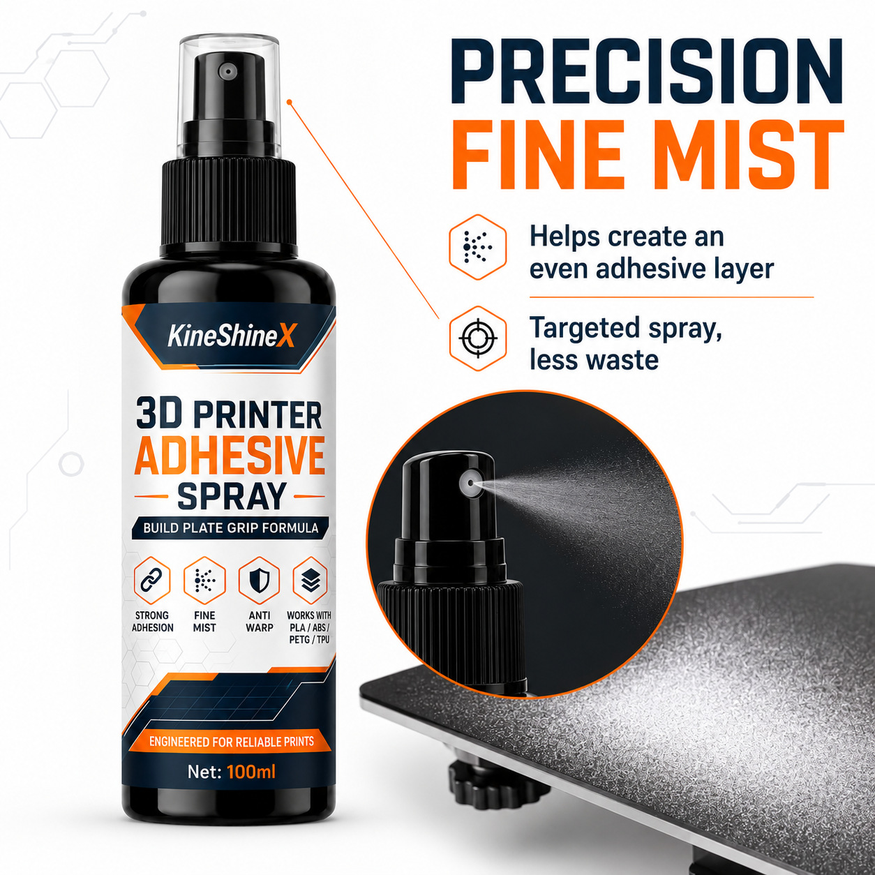 3D Printer Adhesive Spray 100/ - Misting Bottle Fine 评论和价格